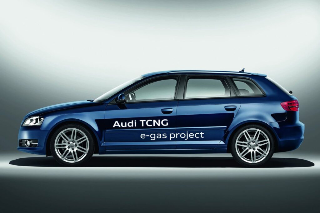 Audi A3 TCNG projekt E-Gas z systemem zasilania gazem