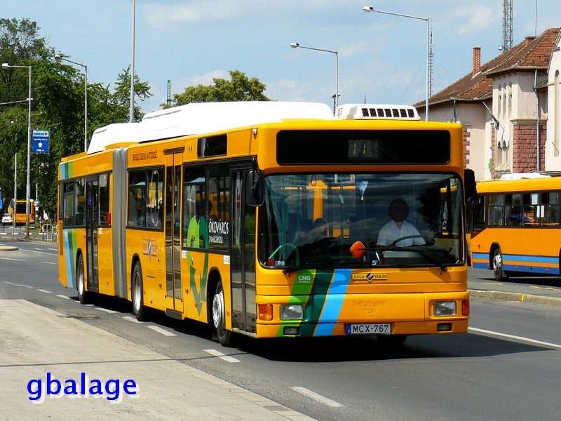 Autobus MAN zasilany biometanem bioCNG w Zalaegerszeg na Węgrzech