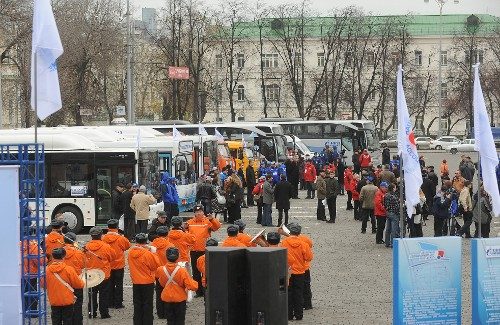 Pojazdy CNG na rajdzie Blue Corridor 2011 w Rosji