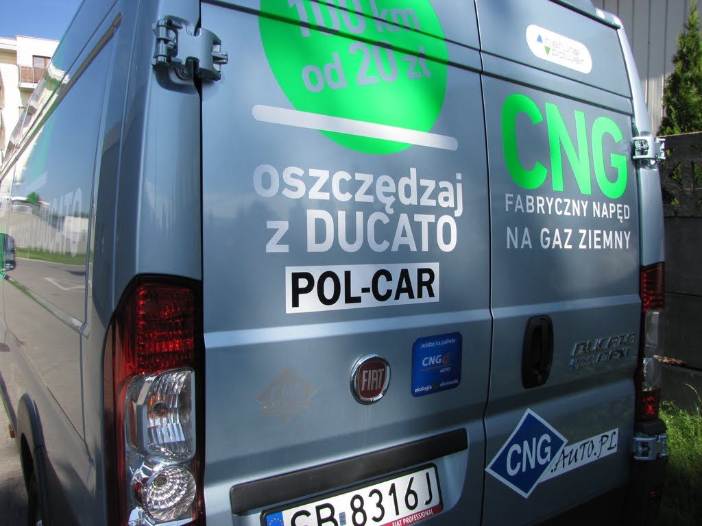 Fiat Ducato 3.0 Natural Power uczestniczący w X Superteście Ekonomii