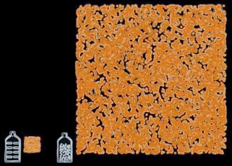 Diagram zasada absorpcji gazu w zbiorniku CNG zwiększanie pojemności