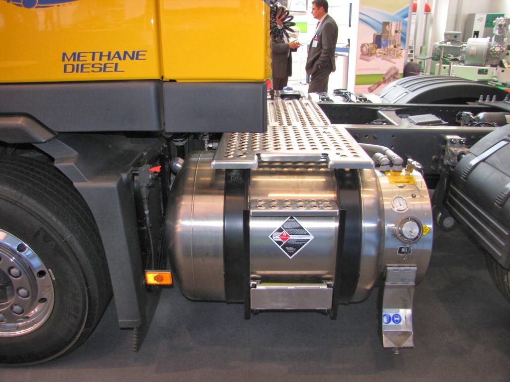 Volvo FM Methane Diesel system gazodiesel LNG metanu