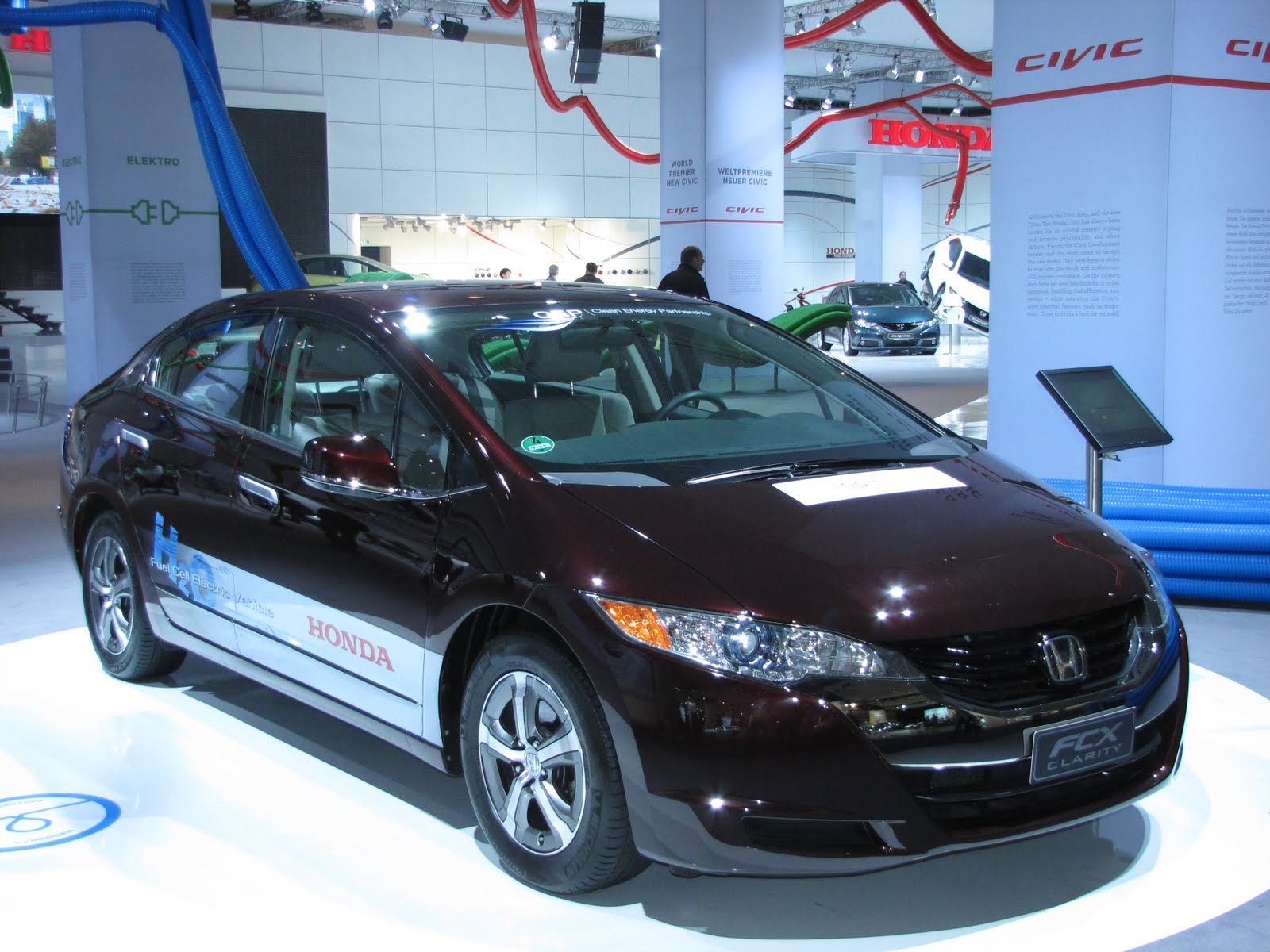 Honda FCX Clarity pojazd zasilany wodorem, targi IAA Frankfurt