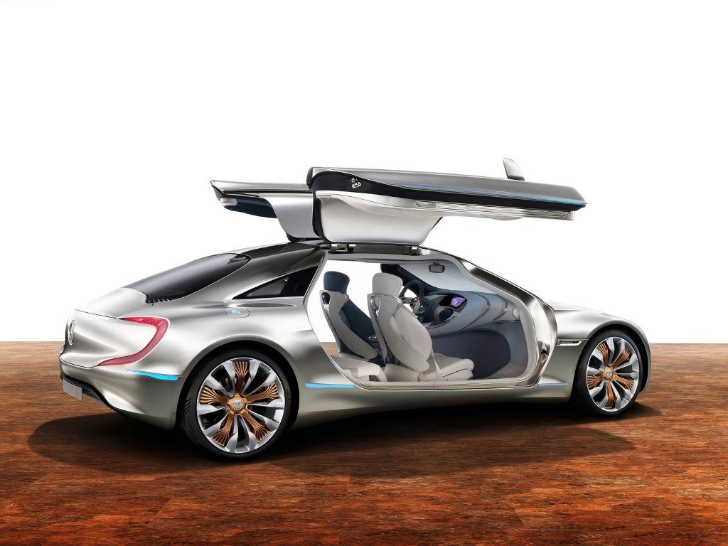 Mercedes F125 detal pojazdu koncepcji wodorowej, szczegóły technologiczne