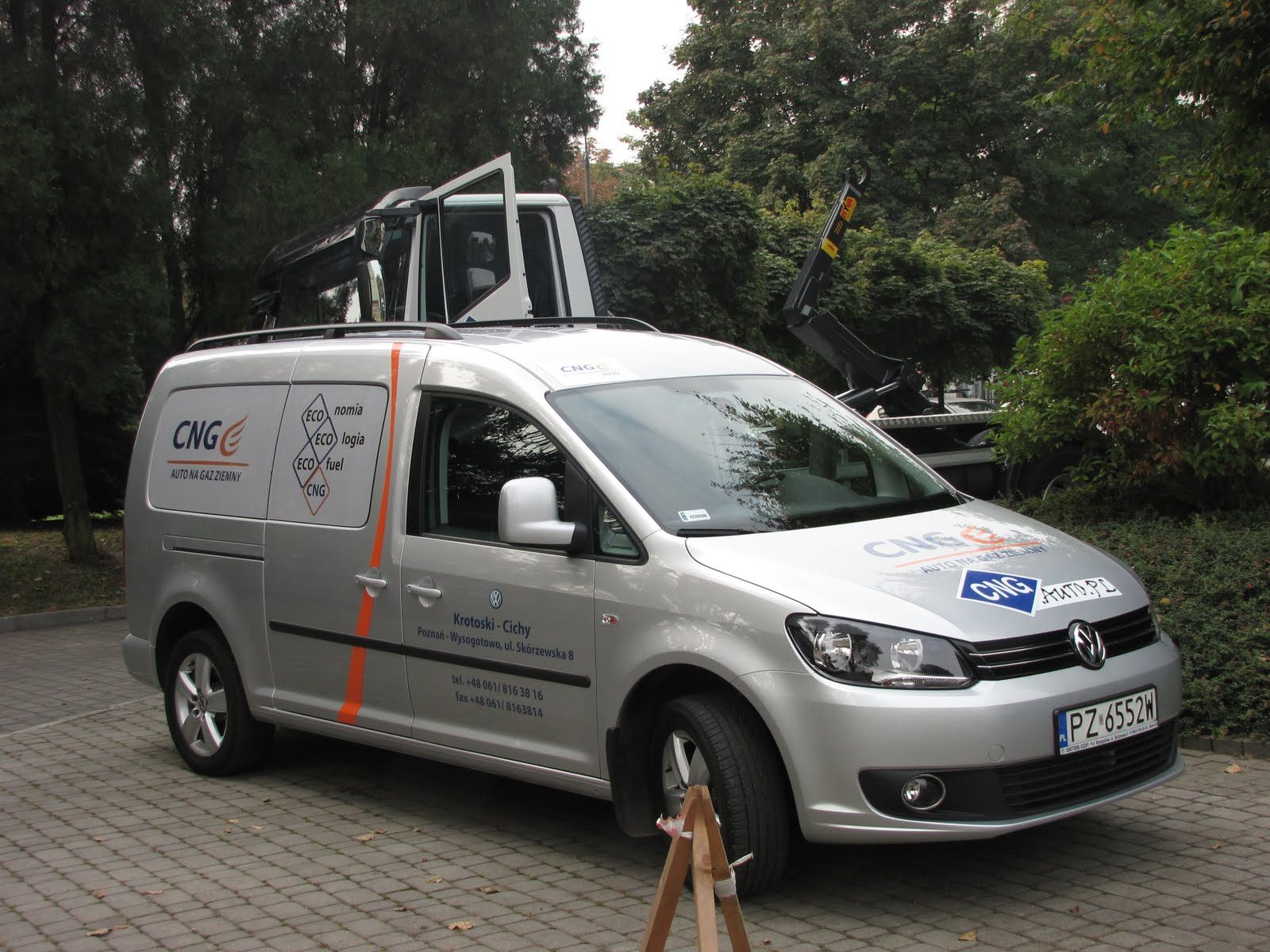 Prezentacja Volkswagena Caddy EcoFuel zasilanego CNG na konferencji