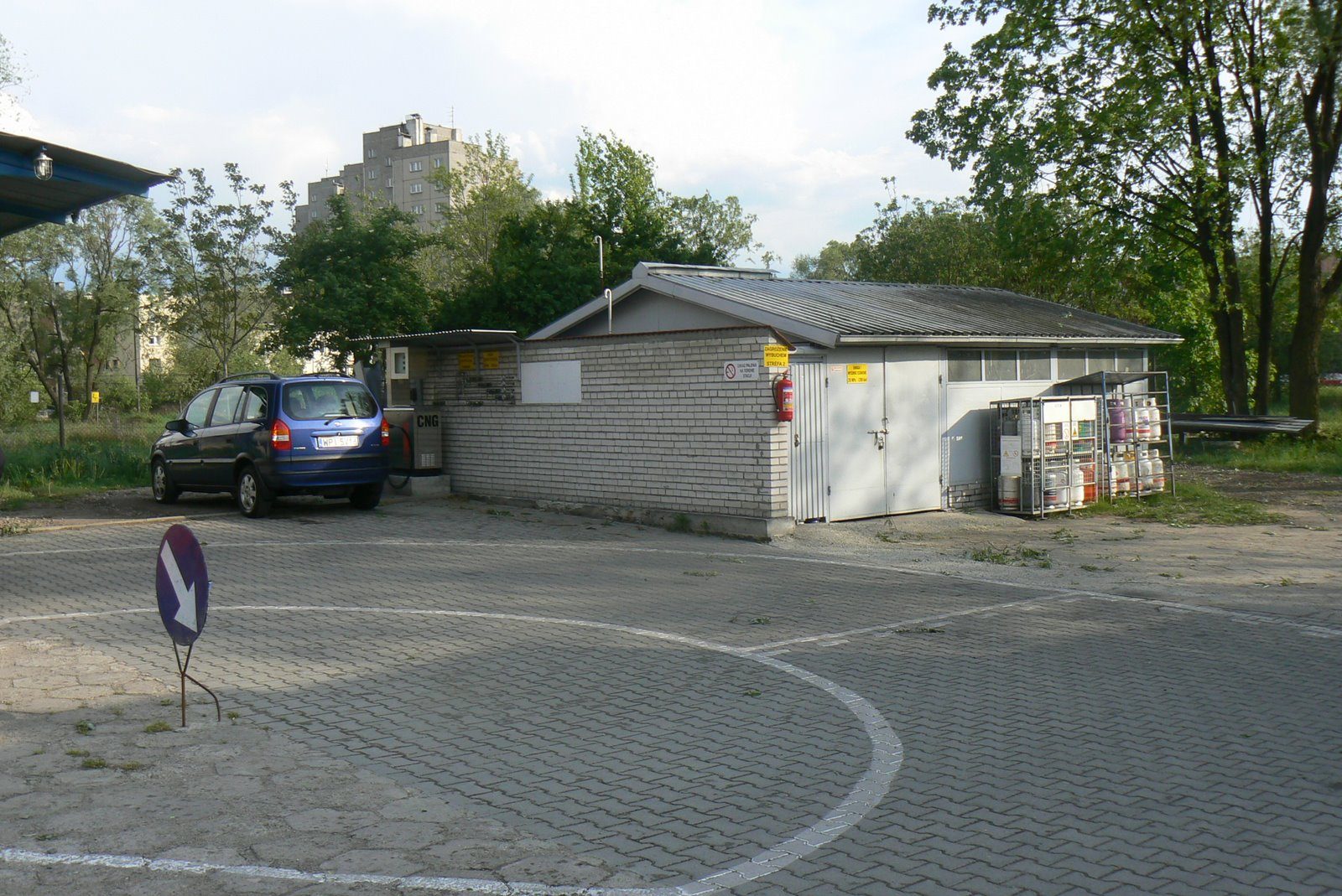 Stacja tankowania CNG przy ul. Siewnej w Krakowie