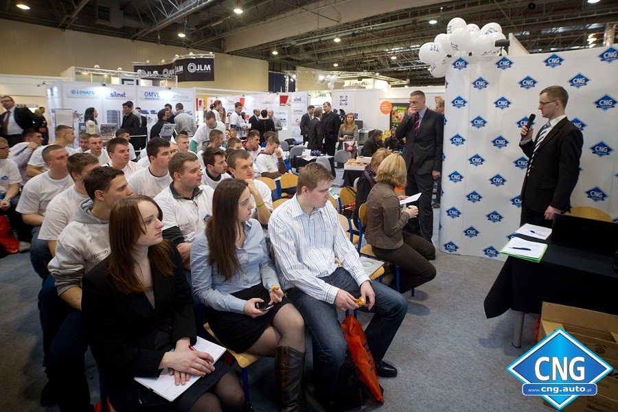 Nauczanie o metanie podczas Strefy Metanu na imprezie GasShow 2014