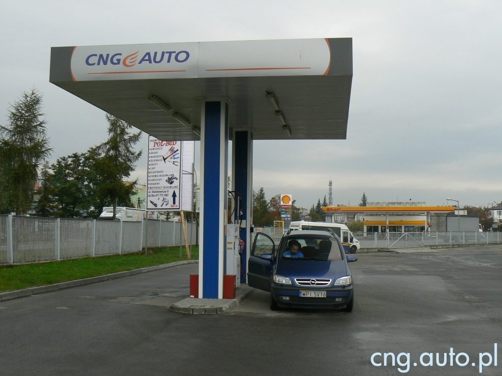 Stacja tankowania CNG Auto w Mielcu z cena 2,63 zł za m3 z VAT