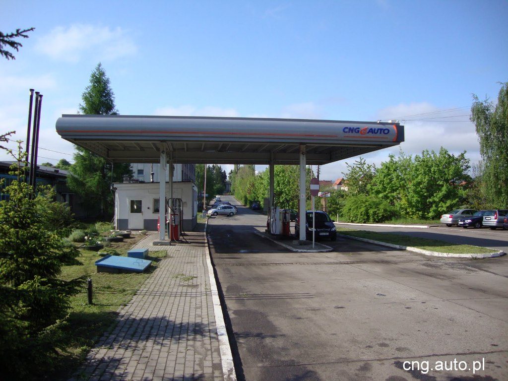 Stacja CNG PGNiG w Wałbrzychu, punkt tankowania gazu ziemnego