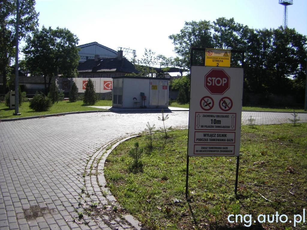 Zamknięta stacja CNG PGNiG w Legnicy