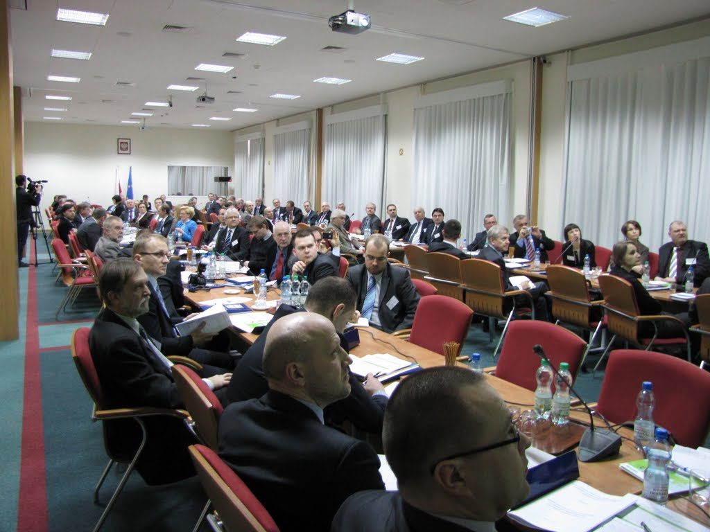 Konferencja Krajowego Programu Strategii Paliw Metanowych, sala konferencyjna