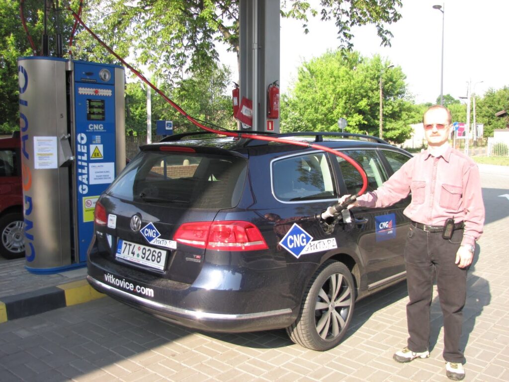 Andrzej Bagniewski z VW Passatem 1.4 TSI EcoFuel CNG