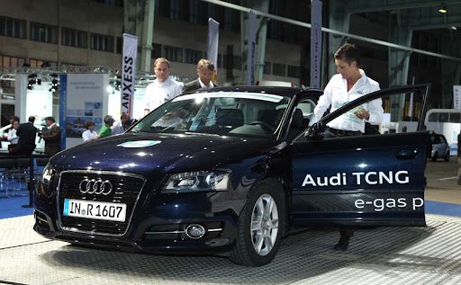 Audi A3 Sportback TCNG zwycięskie auto na Michelin Bibendum