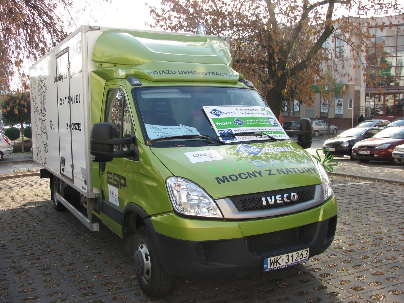 Iveco Daily Natural Power na CNG eksponowany na targach PolEko 2011