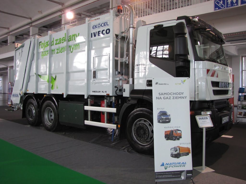 Iveco Stralis Natural Power zasilany CNG na stoiskach targowych PolEko 2012