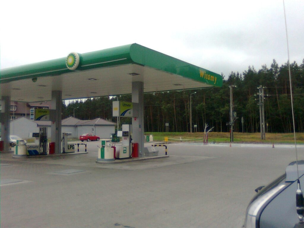 Stacja BP w Tucholi z możliwością tankowania CNG, Pomorskie