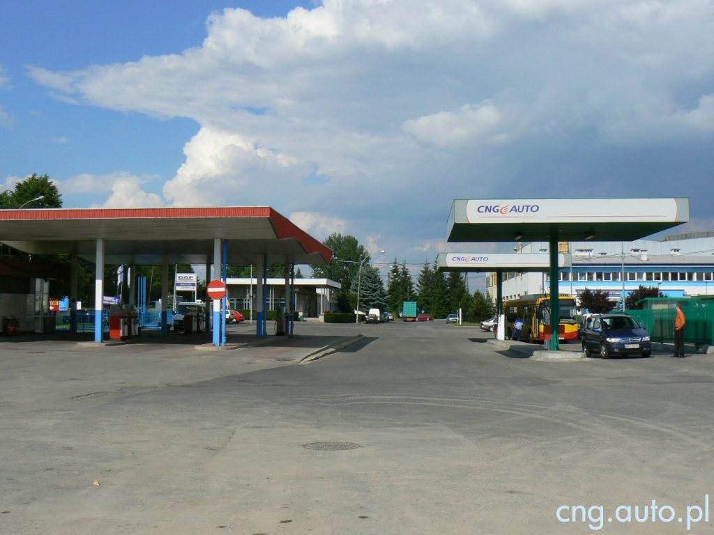 Stacja CNG Auto w Rzeszowie z dwoma stanowiskami tankowania gazu