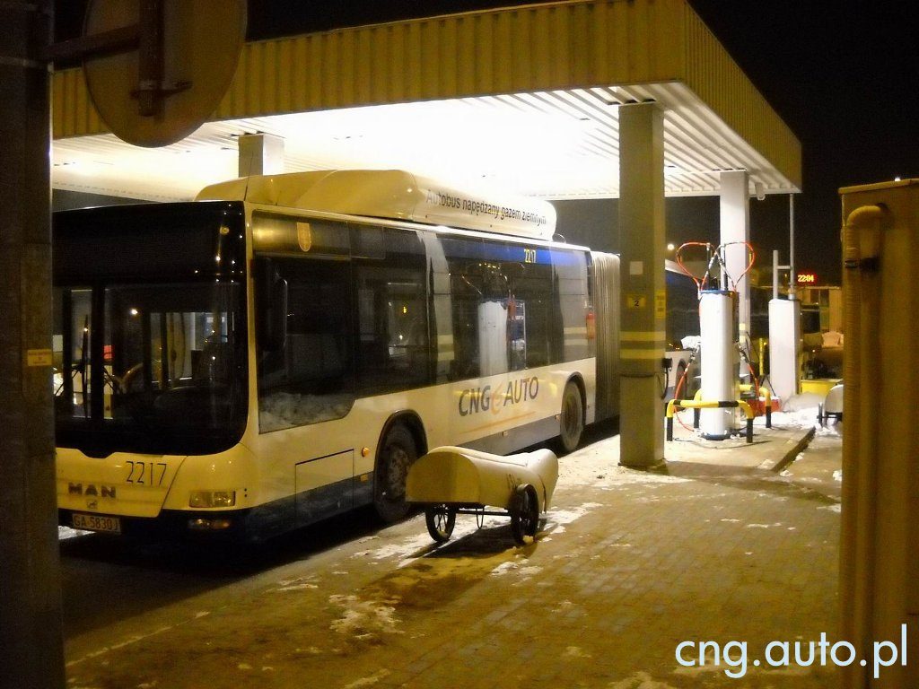 Stacja CNG w Gdyni przy ul. Chwaszczyńskiej