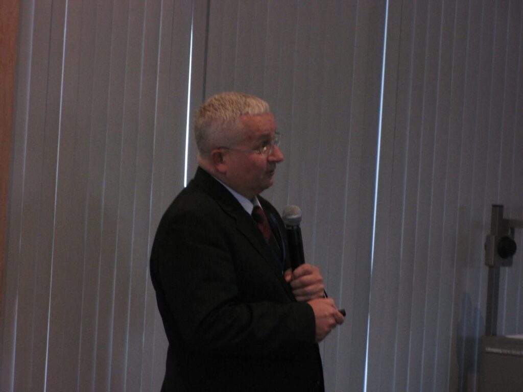 Mówca reprezentujący AGH na South Baltic Gas Forum 2011