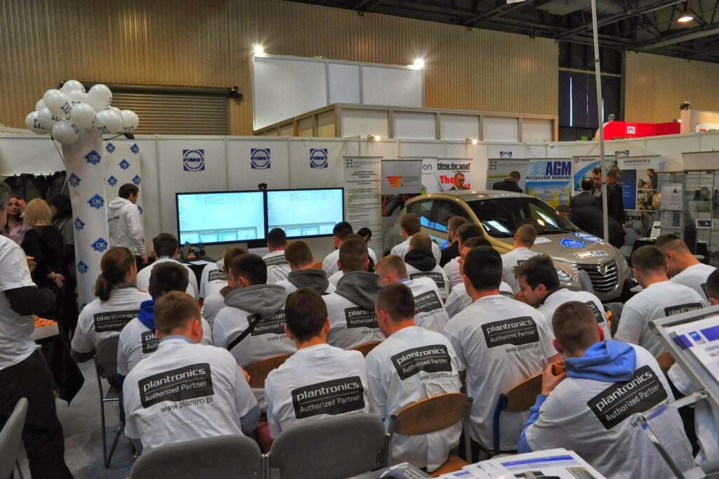 Słuchacze warsztatów edukacyjnych w Strefie Metanu na GasShow 2014