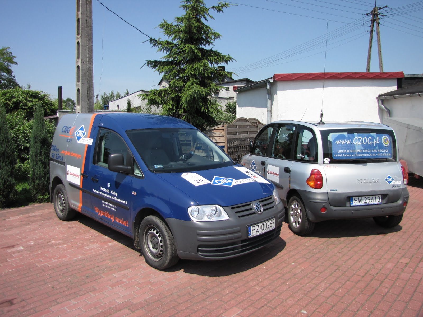 Volkswagen Caddy EcoFuel i Fiat Multipla Bi-Power CNG produkowane w Polsce