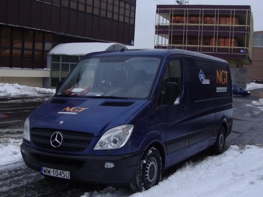 Mercedes-Benz Sprinter 1.8 NGT zasilany CNG na testach