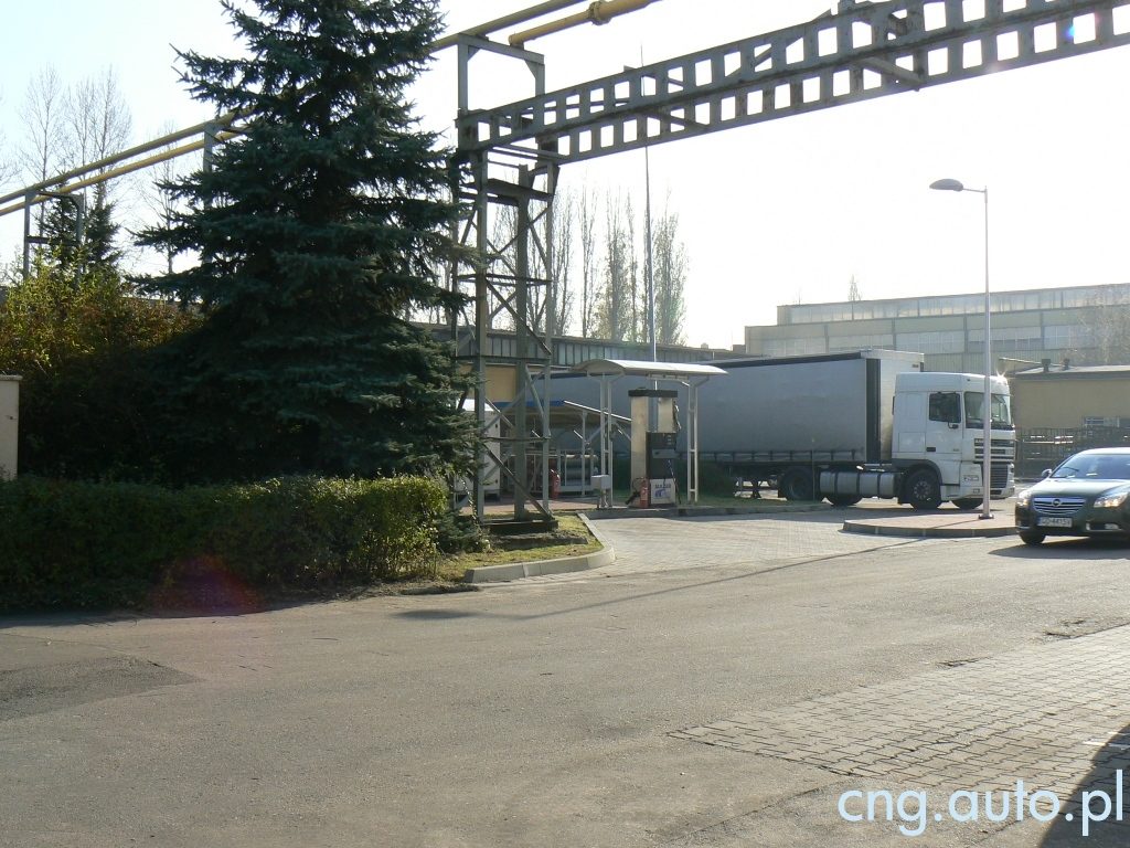 Stacja tankowania CNG firmy Vitkovice-Milmet w Sosnowcu