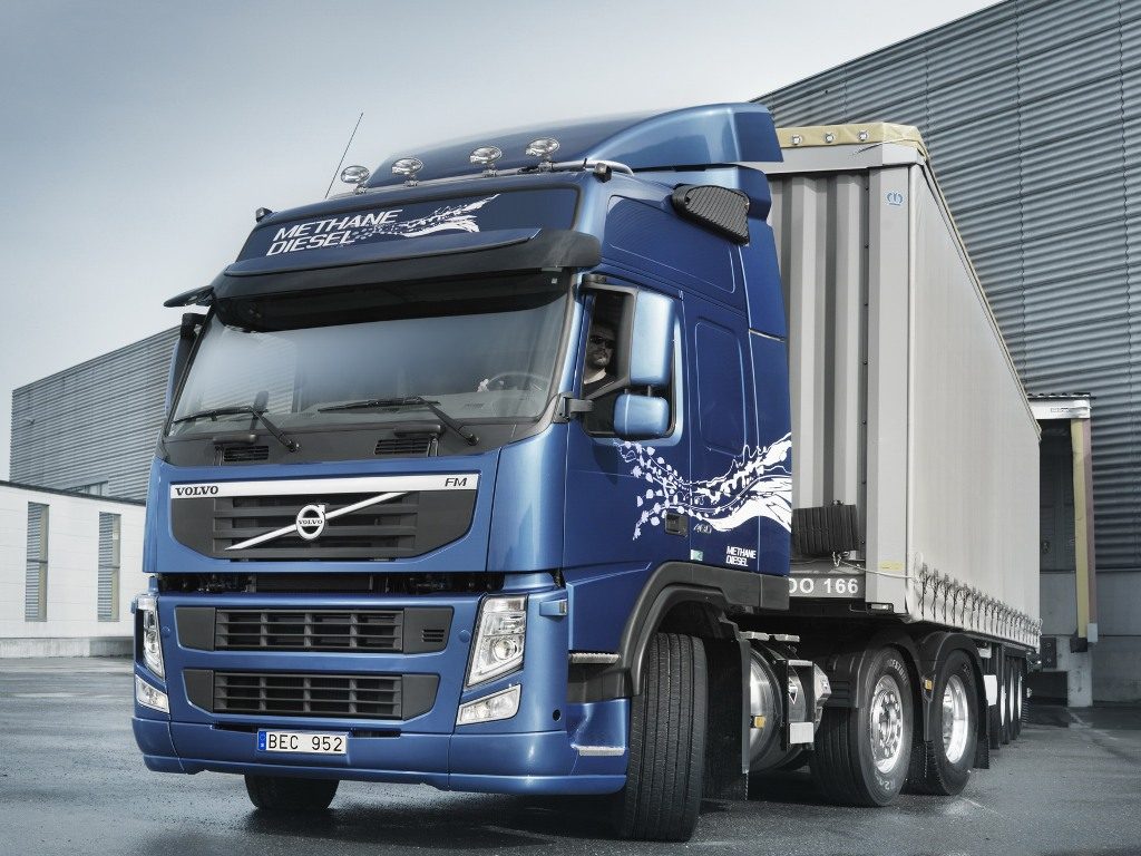 Volvo FM MethaneDiesel zasilane biodieslem i bioLNG