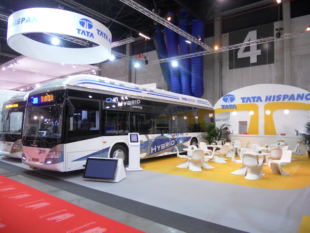 TATA Hispano | Prezentacja autobusu hybrydowego zasilanego gazem ziemnym (CNG)