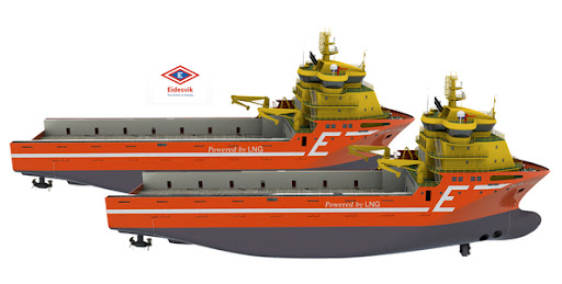 Firma Eidesvik buduje 5 statków transportowych zasilanych LNG