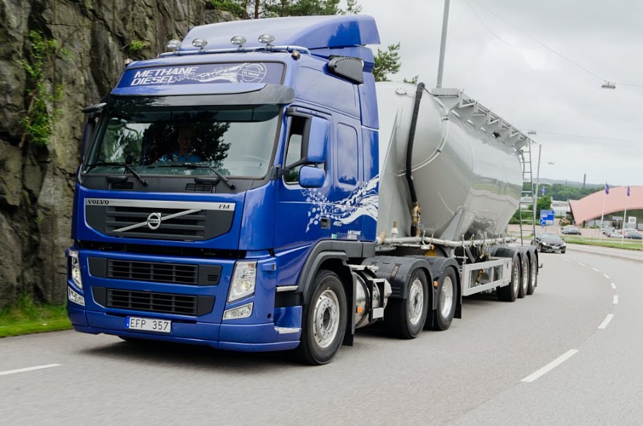 Duże zainteresowanie mediów alternatywnymi układami napędowymi Volvo Trucks – Methane Diesel