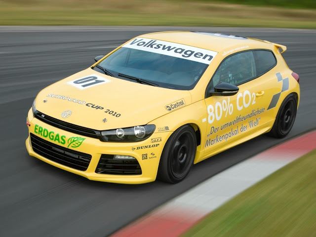 VW Scirocco CNG CUP na start!