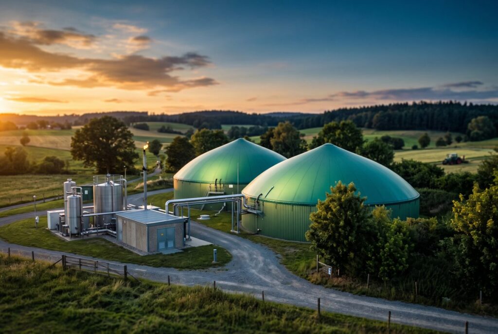Ilustracja: Biogaz i biometan — cng.auto.pl