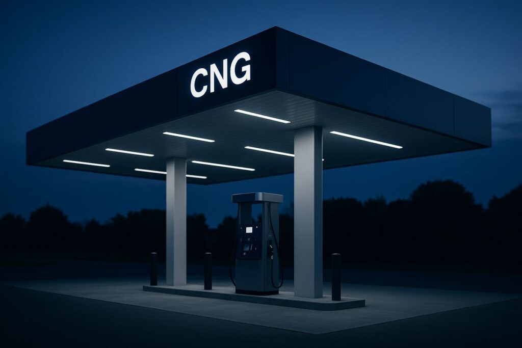 Ilustracja: Stacje tankowania CNG — cng.auto.pl
